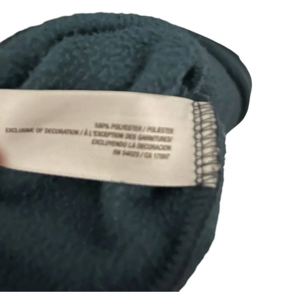 Old Navy‎ Men’s Quarter Zip Fleece Pullover • XXL • Dark Teal Soft Microfleece